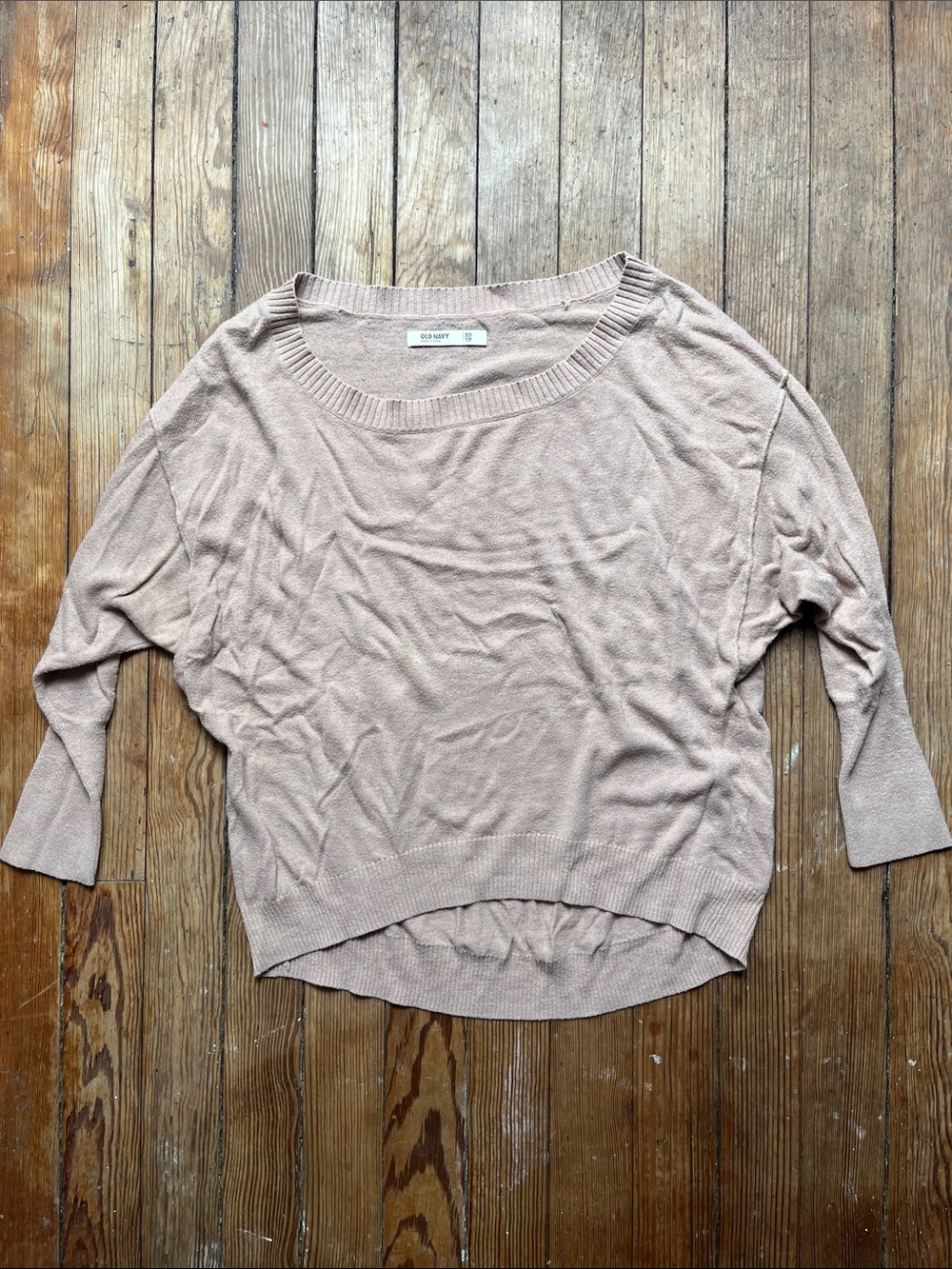 Old Navy Scoop Neck Lightweight Sweater - Tan